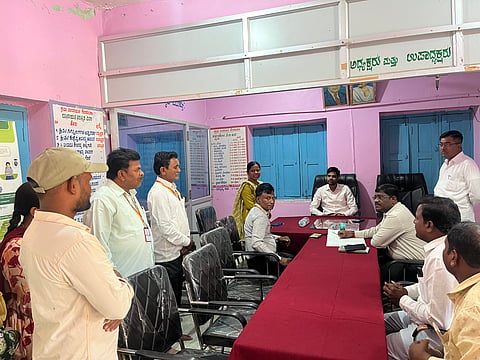 district koppal zp ceo rahul pandey visit gondabal gp