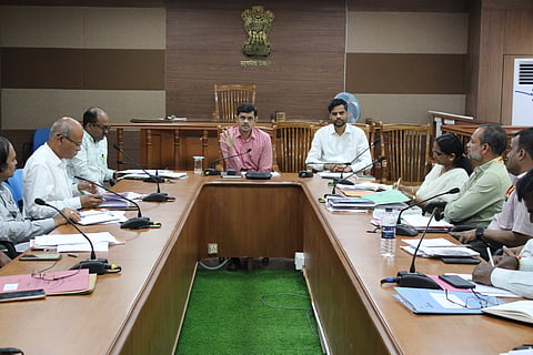 district koppal dc naleen athul meeting sc st programme reviwe