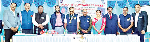 ರೋಟರಿ ಹಿಲ್ಸ್ ಅಧ್ಯಕ್ಷರಾಗಿ ವೀಣಾ ಮನೋಹರ್ ಆಯ್ಕೆ