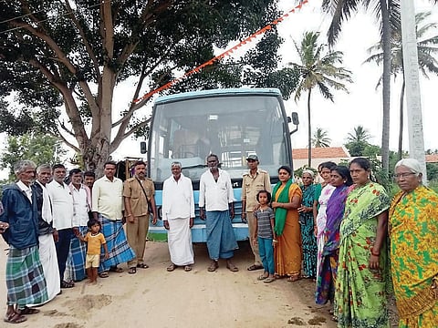ಮುಡುಕನಪುರ ಗ್ರಾಮಕ್ಕೆ ಬಸ್ ಸೇವೆ ಆರಂಭ