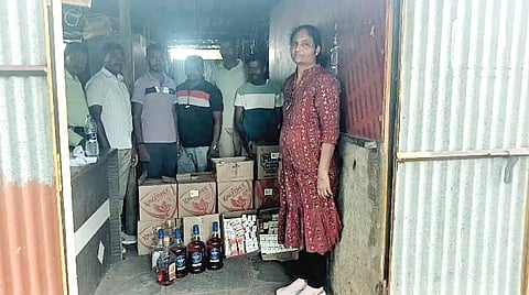93.07 liters of liquor seized