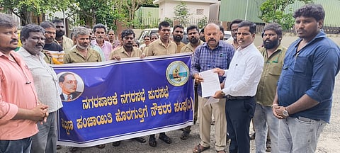 Appeal of civic employees Mandya