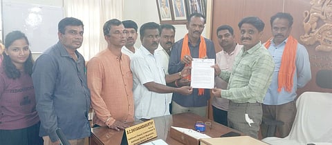 BJP workers appeal to Police Complaints Authority Mandya