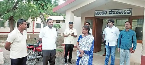 DC visits Morarji Desai Residential School