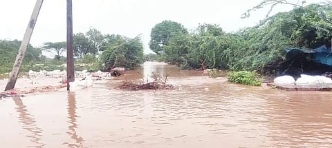 Flooded bridges