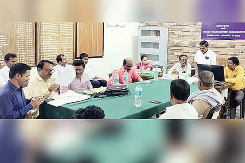 Gangavathi cast servay meeting