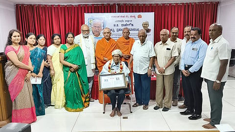 H. K. Rajegowda award presentation Mandya