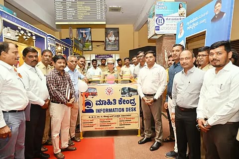 INFORMATION CENTER IN BUS STATION