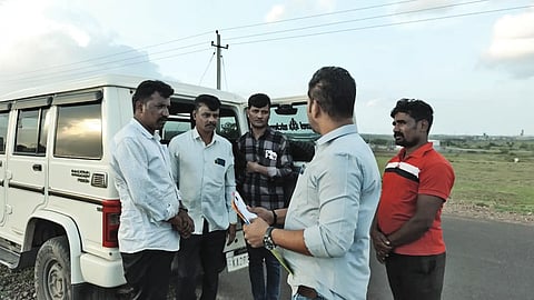 Illegal liquor distillery near national highway
