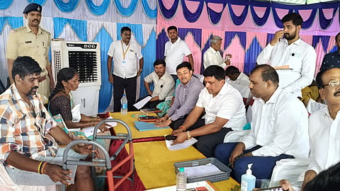 Janatadarshan in Upparakanahalli village Mandya
