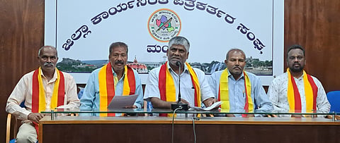 Karave press conference Mandya