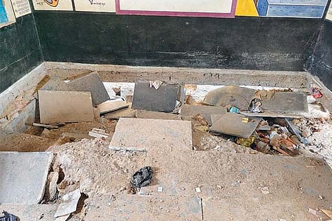 Kurugodu Government school repair