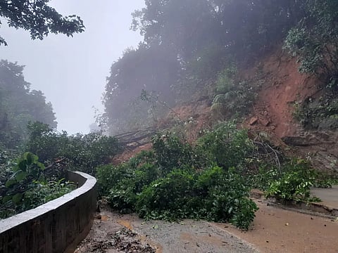 Land slide
