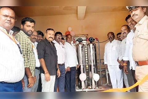 Lingasugur water filter instaled