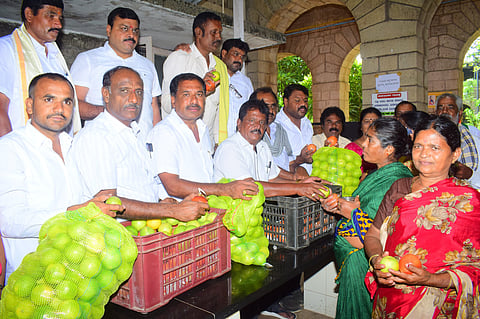 Minister N. Chaluvarayaswamy birthday celebration Mandya