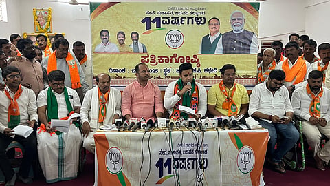 Mysore-Kodagu MP Yadhuveer press meet Mandya