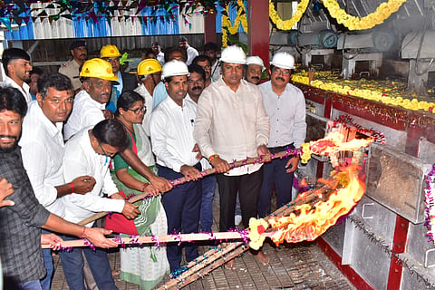 Mysugar Factory Boiler set ablaze Mandya