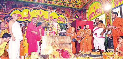 Sahasra Chandiyaga concluded at Avadhuta Datta Peetha