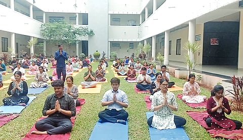 Special yoga program begins