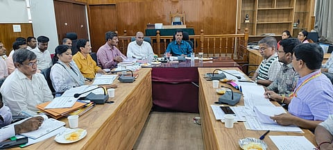 Urban Local Bodies Progress Review Meeting Mandya