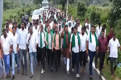 farmers protest