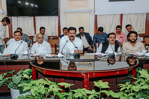 district koppal icc meet tb dam minister shivaraj tangadagi