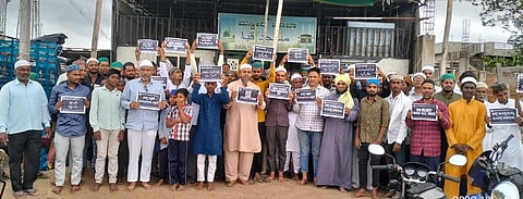 district koppal aquaf act muslim protest koppal masjid