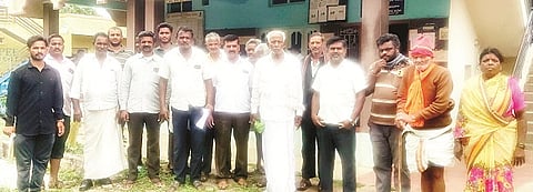 ಗೋವಿನಕೆರೆ ಗ್ರಾಮಸ್ಥರು ಮಂಗಳವಾರ ನುಗ್ಗೇಹಳ್ಳಿ ಉಪ ನೋಂದಣಾಧಿಕಾರಿ ಕಚೇರಿ ಮುಂಭಾಗ ಪ್ರತಿಭಟನೆ ನಡೆಸಿದರು. ಅಶೋಕ್, ಹನುಮೇಗೌಡ, ರಾಜೇಗೌಡ, ಲೋಕೇಶ್, ಗೌಡಪ್ಪ, ಇಂದ್ರೇಶ್, ತಿಮ್ಮೇಗೌಡ, ಪರಮೇಶ್, ಸಂದೀಪ್, ಕೃಷ್ಣೇಗೌಡ, ಶೇಖರಗೌಡ, ಚಂದ್ರೇಗೌಡ ಇದ್ದರು.