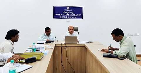 district koppal dc suresh itnal jda meeting