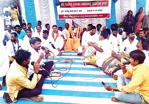 he overnight sit-in begins