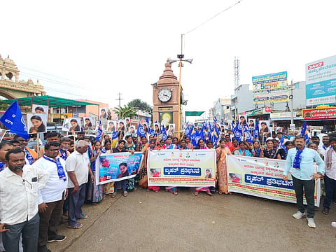 distrcit koppal bandiharlapura village girl muerder case protest