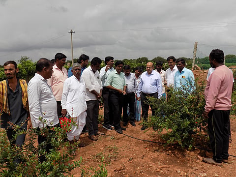 district koppal dc visit methagal village suresh itnal