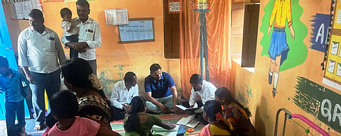 district koppal koosinamane visit tp koppal