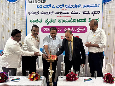 district koppal baldota artificial foot camp