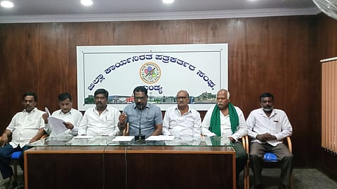 All Karnataka Kuluva Mahasabha Former President Press Conference Mandya