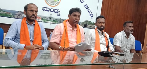 Bajrang Dal press conference Mandya