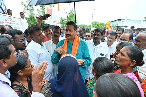 Bhoomi Puja for development work in various places