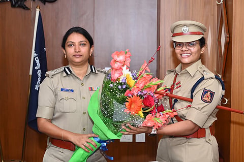 Bindumani assumes office as new DCP of Mysore