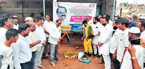 CC road construction work begins