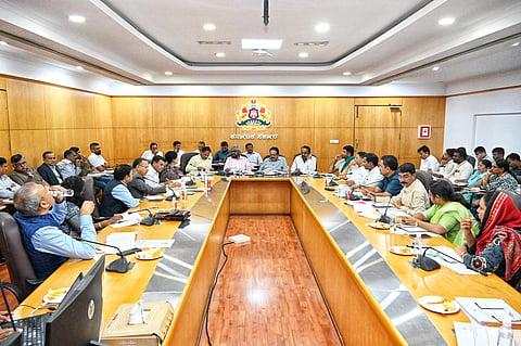 Forest department work related meeting Mandya
