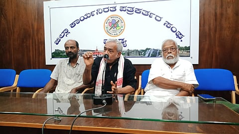 Grand Alliance of Peoples Movements Press Conference Mandya