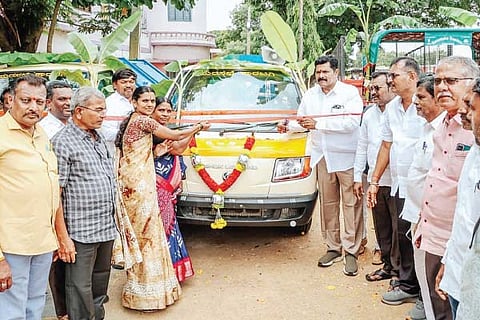 Karatagi Muncipal new vehicale