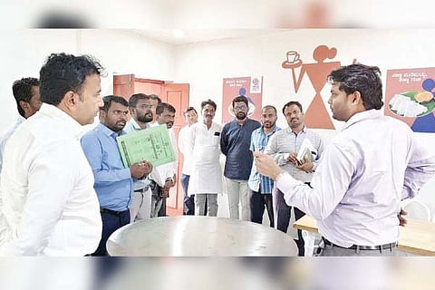 Lingasugur akka cafe ceo visit