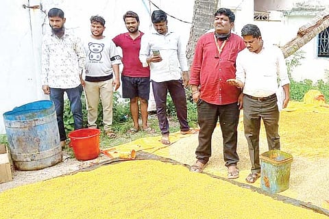 Manvi food mixing visit