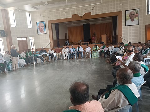 Meeting against amusement park Mandya