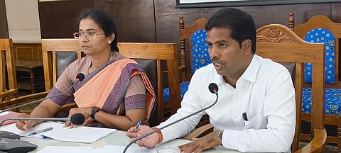 Meeting on crop survey Mandya
