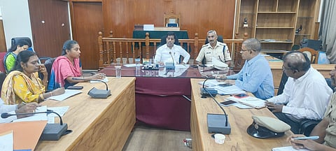 Meeting on road accident prevention Mandya