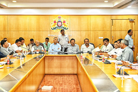 Meeting regarding Forest Department Mandya