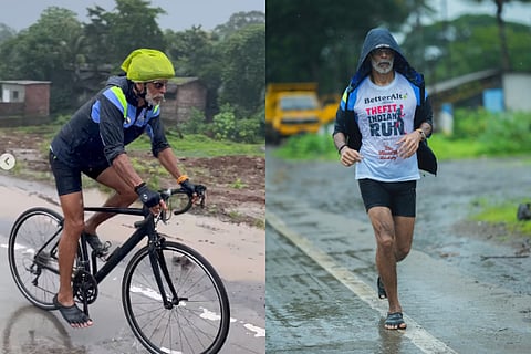 Milind Soman Runs And Cycles From Mumbai To Goa In 5 Days