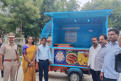 Mobile canteen project implemented Mandya